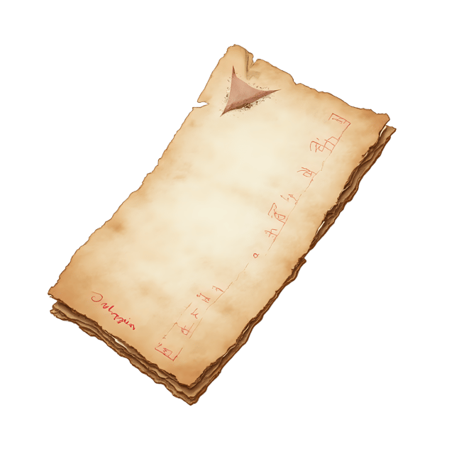Free transparent PNG: Vintage Ephemera Receipt  Free Downloadable PNG with Small Tear