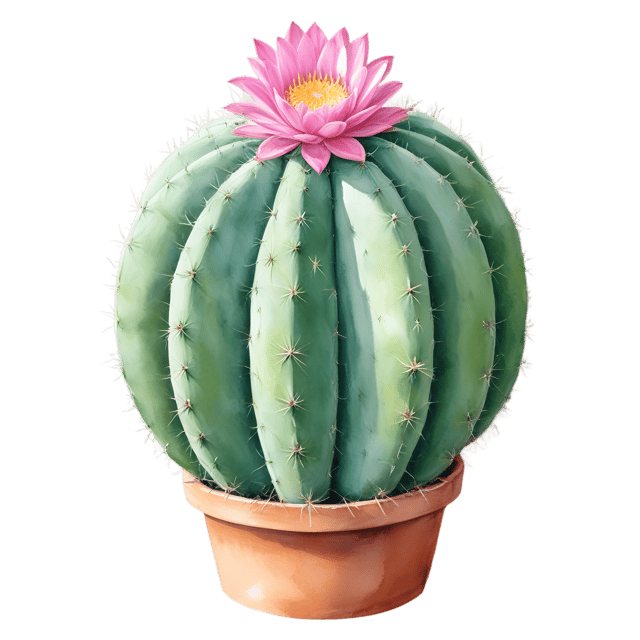 Free transparent PNG: Parodia Cactus PNG with Transparent Background for Art and Design