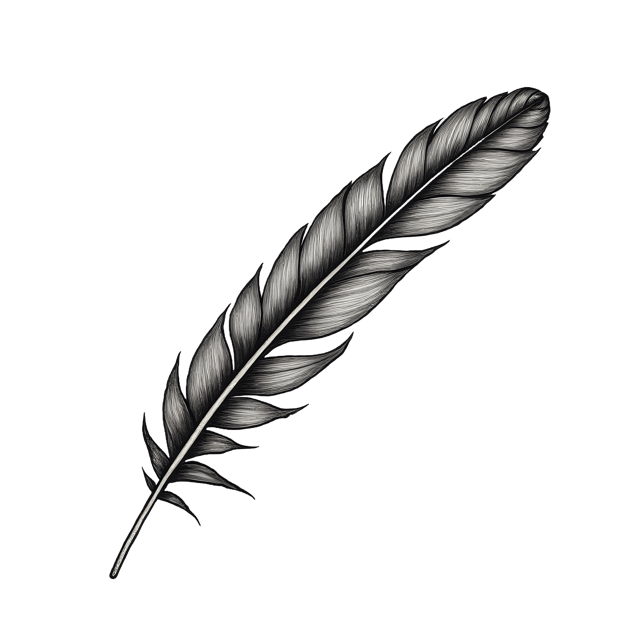 Free transparent PNG: Long Quill Feather Tucked in Journal  Stationery Clipart, free png download