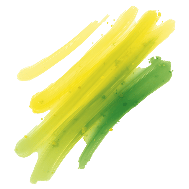 Free transparent PNG: Glowing Yellow and Green Fluid Shapes Illustration for Creative Projects