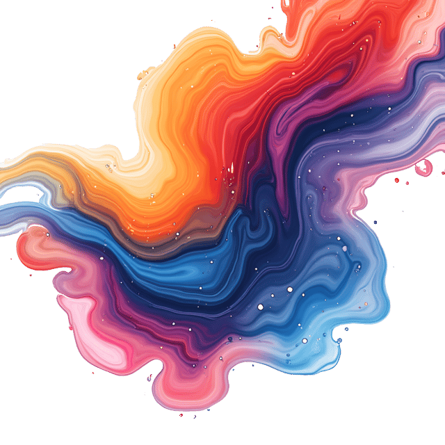 Free transparent PNG: Abstract Fluidity Art - Dazzling Clipart with Transparent Background
