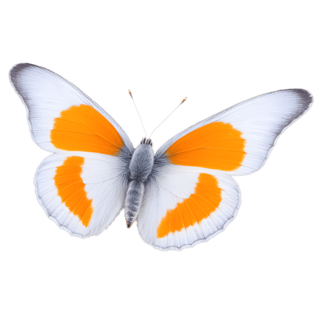 Free transparent PNG: Orange Tip Butterfly PNG Transparent Background