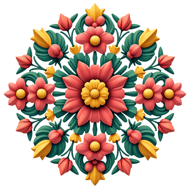 Free transparent PNG: Victorian Floral Medallion Decoration  Free PNG Download