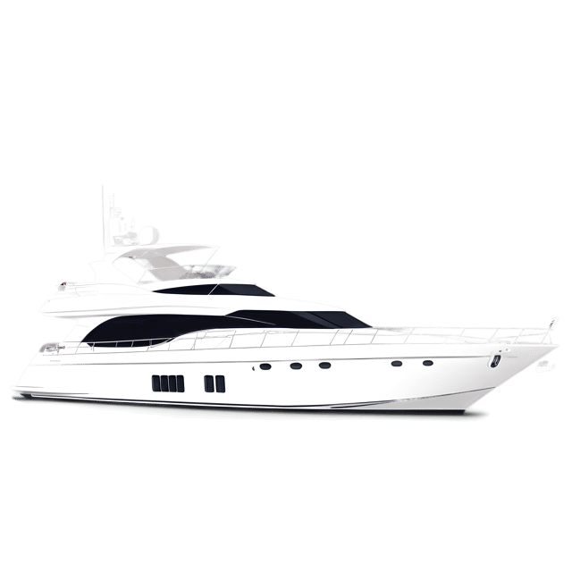 Free transparent PNG: Luxurious Yacht PNG with Transparent Background for High-End Visuals