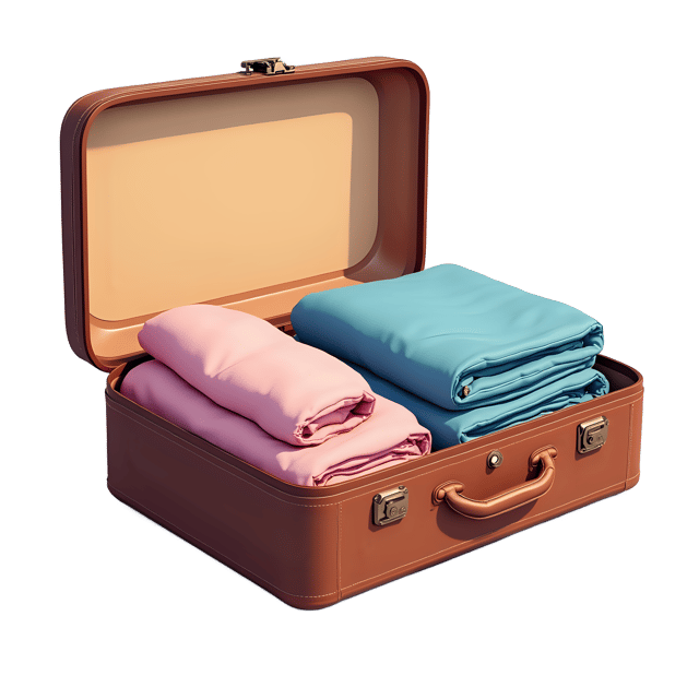 Free transparent PNG: Folded Clothes in Suitcase  Travel Essentials Clipart, free png download