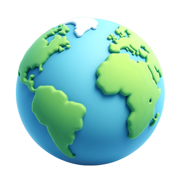 Free transparent PNG: Fluffy Blue and Green Planet PNG with Transparent Background for Space and Nature Imagery