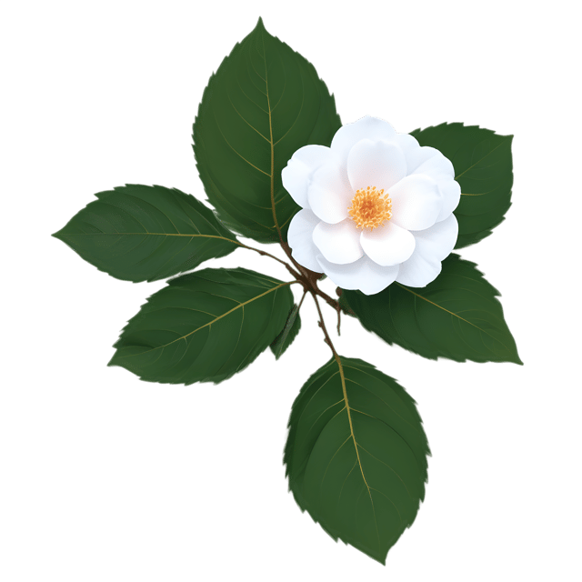 Free transparent PNG: Camellia Flower PNG with Transparent Background for Floral Design and Crafts