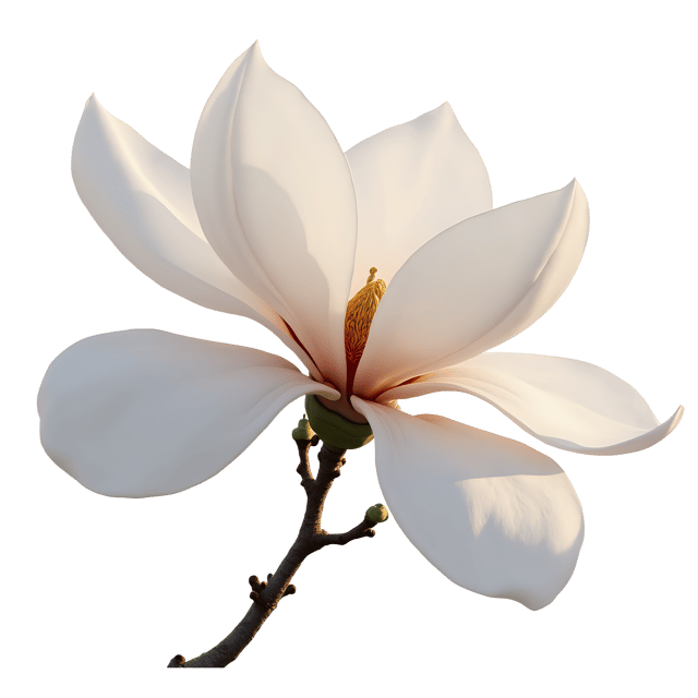 Free transparent PNG: Magnolia J PNG with Transparent Background for Floral Design and Decor