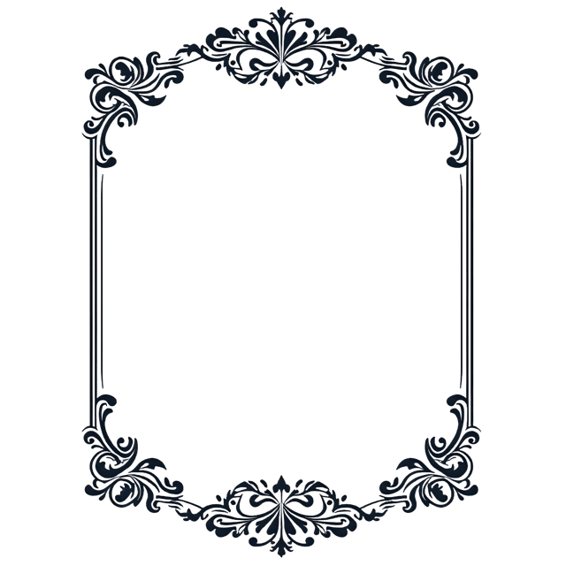 Free transparent PNG: Vintage Ornate Frame Letterhead  Classic Design Clipart, free transparent png download