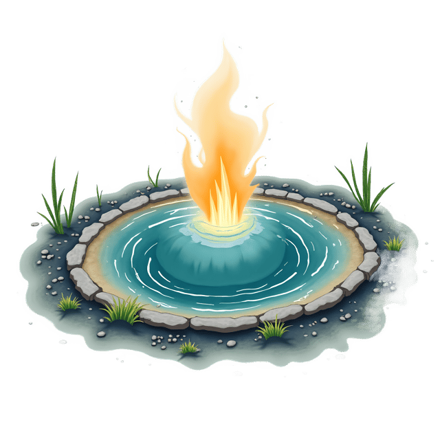 Free transparent PNG: Underwater Hot Spring with Steam PNG