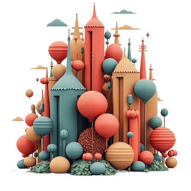 Free transparent PNG: 3D Intricate Transparent PNG Vector Art for Creative Projects