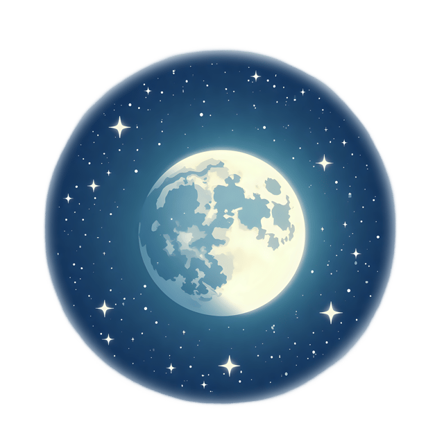 Free transparent PNG: Moon and Stars  Night Sky Glow Clipart, free png download