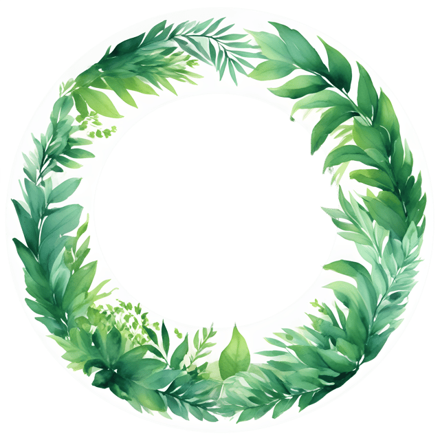 Free transparent PNG: Lush Greenery Round Space - Transparent PNG for Nature and Design