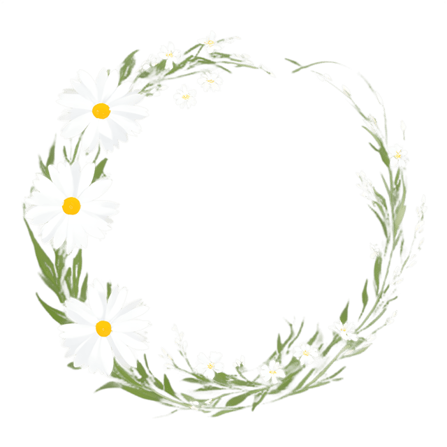Free transparent PNG: Wildflowers in a Perfect Loop - Transparent PNG Background