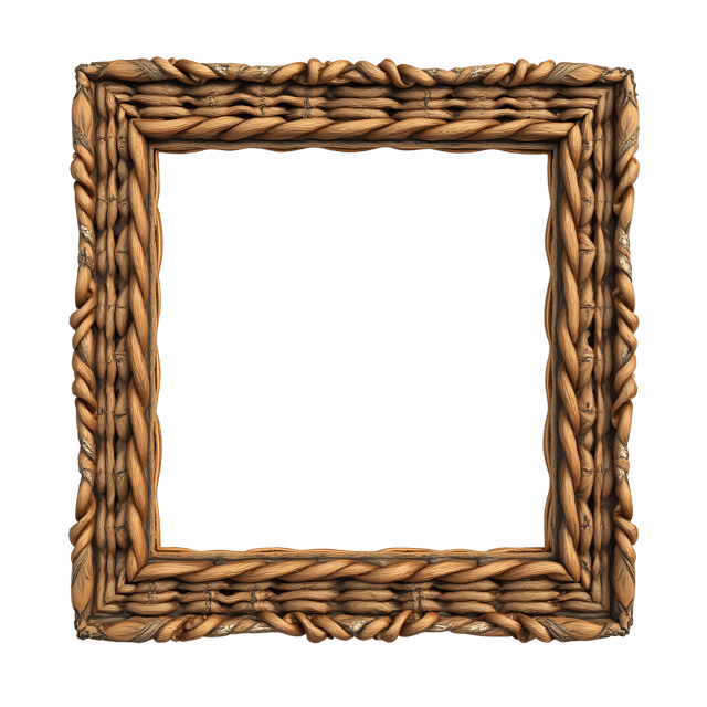 Free transparent PNG: Wicker Frame PNG Download  Stylish Decor for Weddings  Events