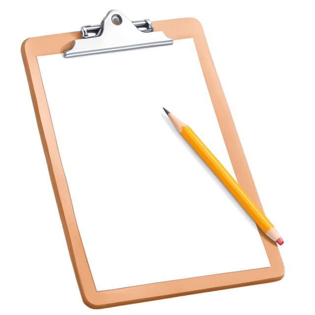 Free transparent PNG: Clipboard with Pencil Attached PNG Transparent Background
