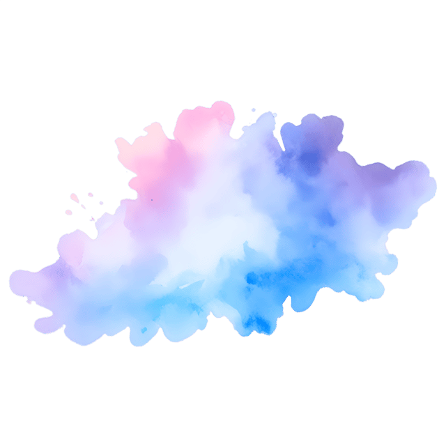 Free transparent PNG: Ethereal Acrylic Splotches PNG with Transparent Background for Artistic Design