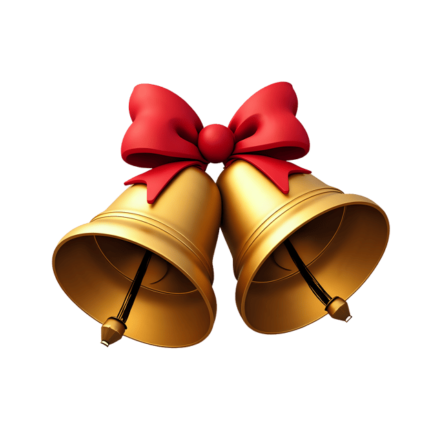 Free transparent PNG: Jingle Bells PNG Clipart  Perfect for Holiday Themes and Cheerful Designs