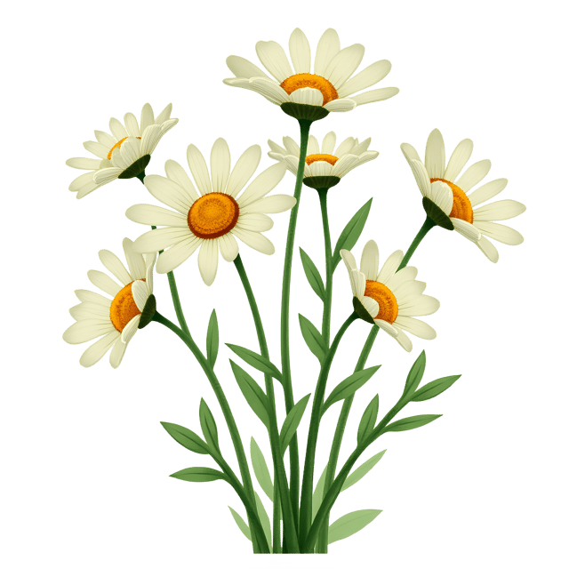Free transparent PNG: Daisy Cluster  Flower Clipart, free transparent png download