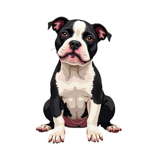 Free transparent PNG: Staffordshire Bull Terrier PNG  Ideal for Dog Lovers  Pet Projects