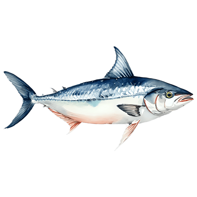 Free transparent PNG: Kingfish Watercolor Illustration – Transparent PNG Clipart
