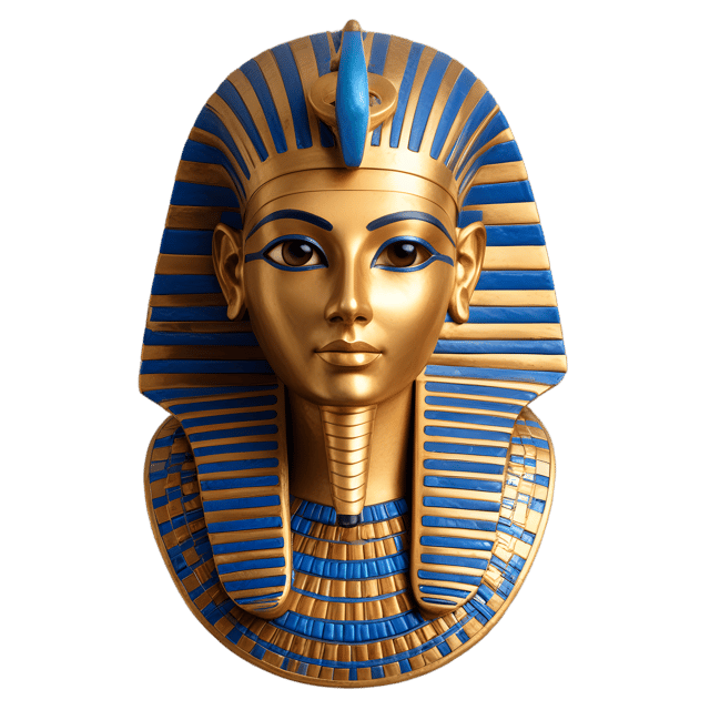 Free transparent PNG: Egyptian Mask Transparent PNG Design for Art and Decor