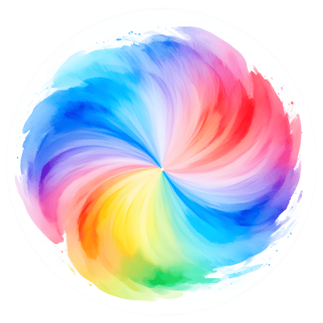 Free transparent PNG: Whimsical Color Swirls with Transparent Background PNG