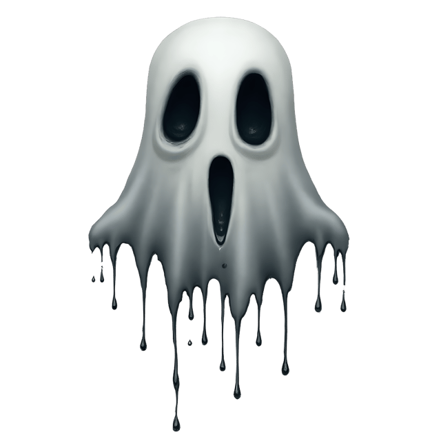 Free transparent PNG: Ghost with Dripping Black Eyes  Halloween Clipart, free download png