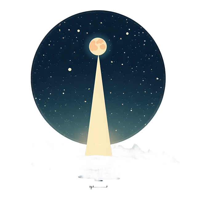 Free transparent PNG: Light Beam in Space Behind Moon  Free Vector PNG Download