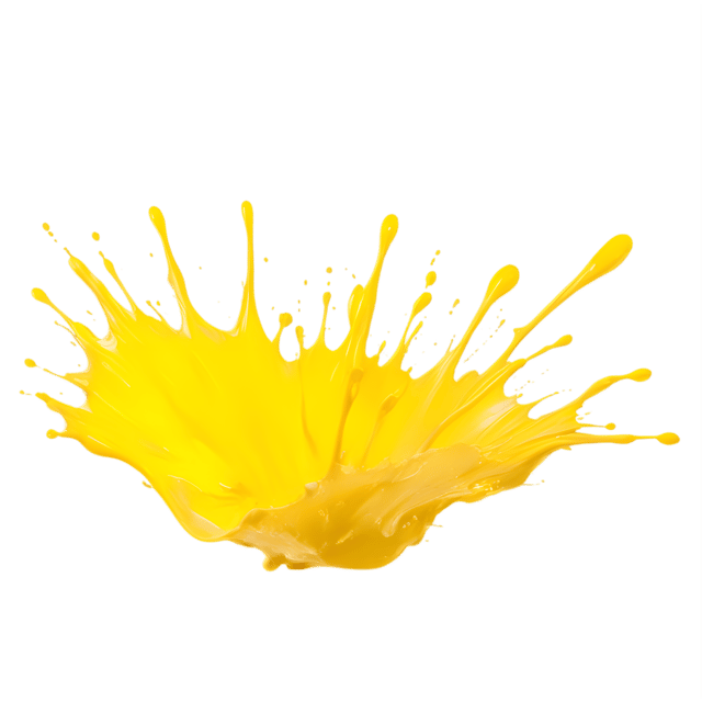 Free transparent PNG: Yellow Color Splash Transparent PNG for Design and Decor