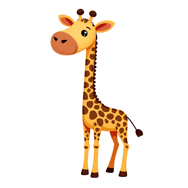 Free transparent PNG: Giraffe with Brown and White Legs Watercolor Illustration