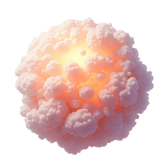 Free transparent PNG: Fluffy Celestial Bodies PNG with Transparent Background for Space and Decorative Use