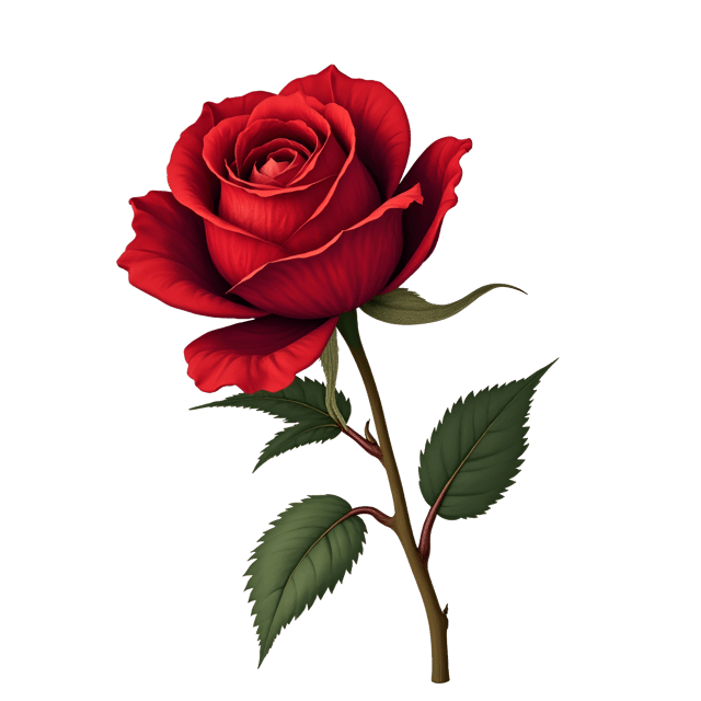 Free transparent PNG: Vintage Rose Clipart Illustration with Delicate Petals