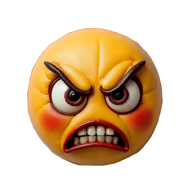 Free transparent PNG: Angry Face Emoji PNG Clipart  Ideal for Expressing Emotions in Digital Design