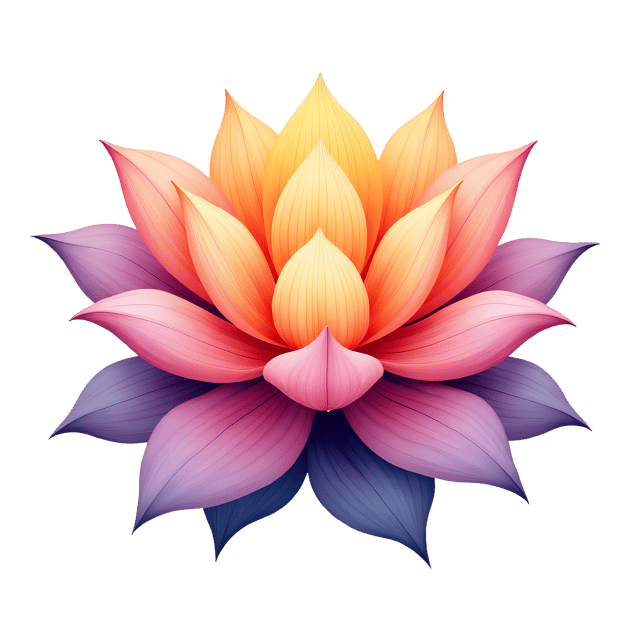 Free transparent PNG: Chakra Colored Bloom  Coloring Page, Free Download PNG