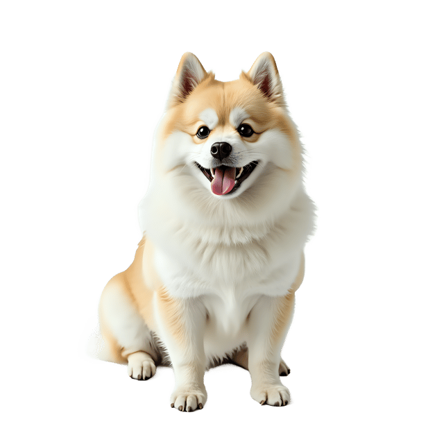 Free transparent PNG: American Eskimo Dog PNG  Cute and Playful Pet Clipart for Projects  Designs