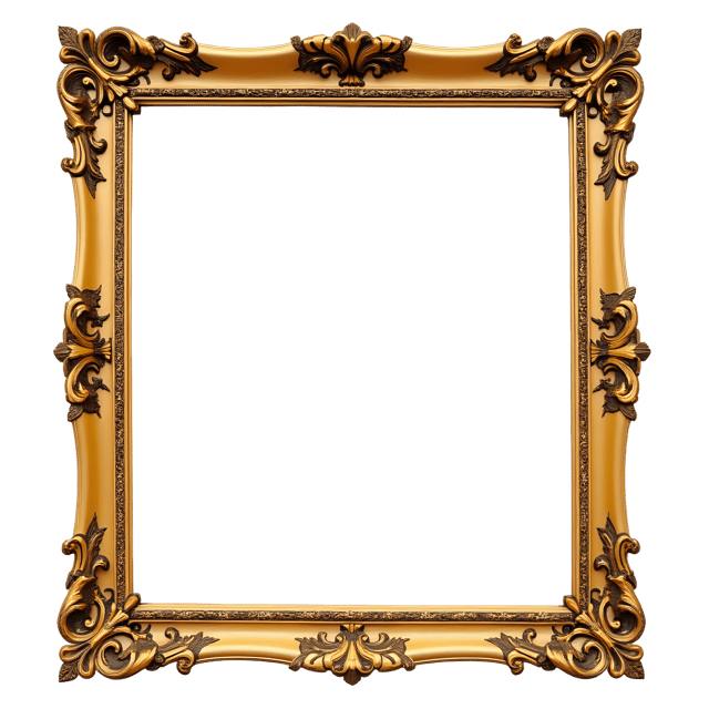 Free transparent PNG: Victorian Gilded Picture Frame PNG Clipart  Perfect for Classic Decor  Design Projects