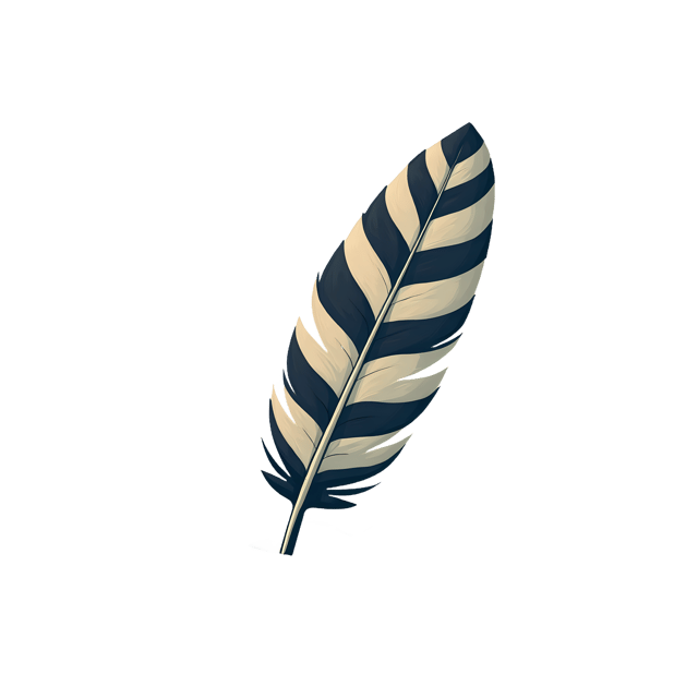 Free transparent PNG: Striped Bird Feather  Nature Clipart, free transparent png download