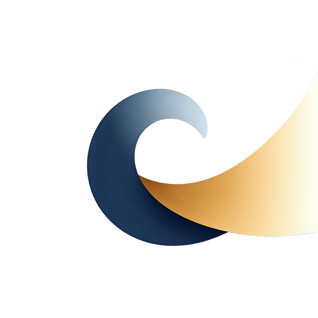 Free transparent PNG: Single Curve Gold and Blue Minimalist Design PNG