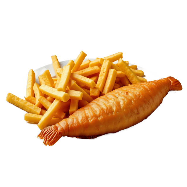 Free transparent PNG: Fish and Chips PNG Clipart  Ideal for Seafood Dishes  Coastal Themes