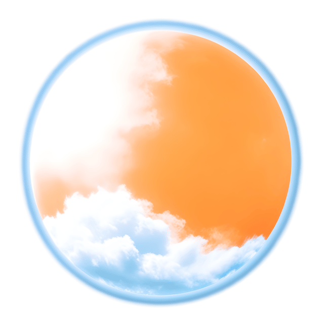 Free transparent PNG: Glowing Orb with Wispy Clouds PNG Transparent Background
