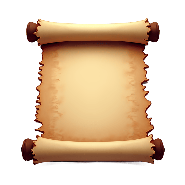 Free transparent PNG: Scroll with Glowing Script  Elegant Decorative Clipart, Free Download PNG