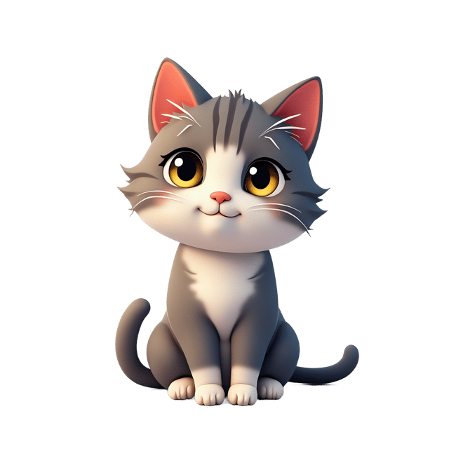 Free transparent PNG: British Shorthair Cat Digital Art for Pet Lovers and Feline Fans