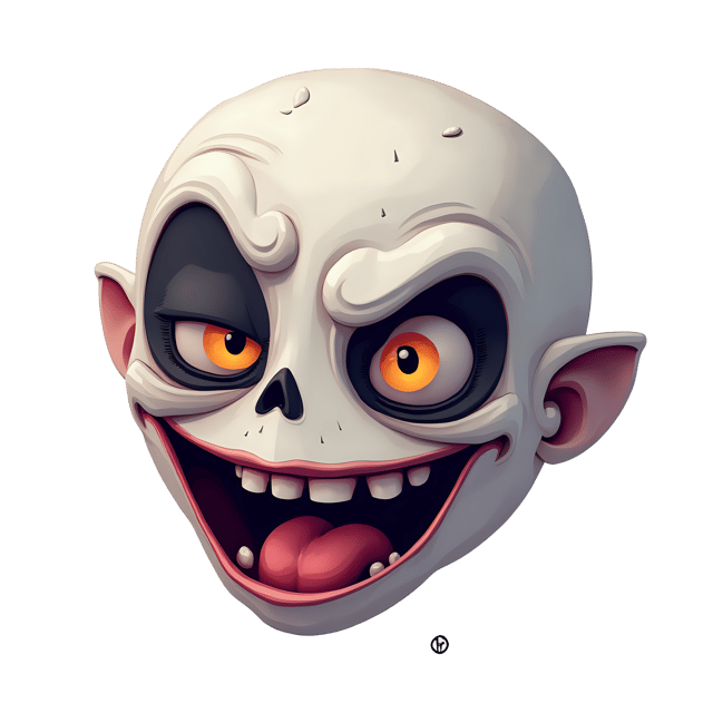 Free transparent PNG: Ghoul Face  Scary Clipart, free downloadable png