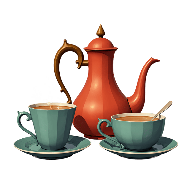 Free transparent PNG: Tea Set PNG Clipart  Perfect for Ceremonial Tea and Beverage Design