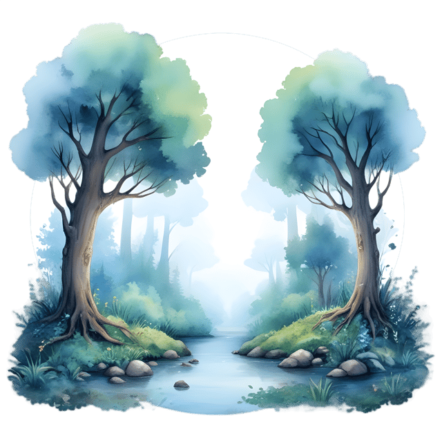 Free transparent PNG: Enchanted Forest Mist Surrounding Transparent PNG for Mystical Decorations