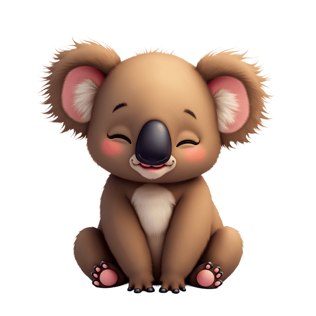 Free transparent PNG: Tiny Koala Bear PNG with Transparent Background for Cute Animal Imagery