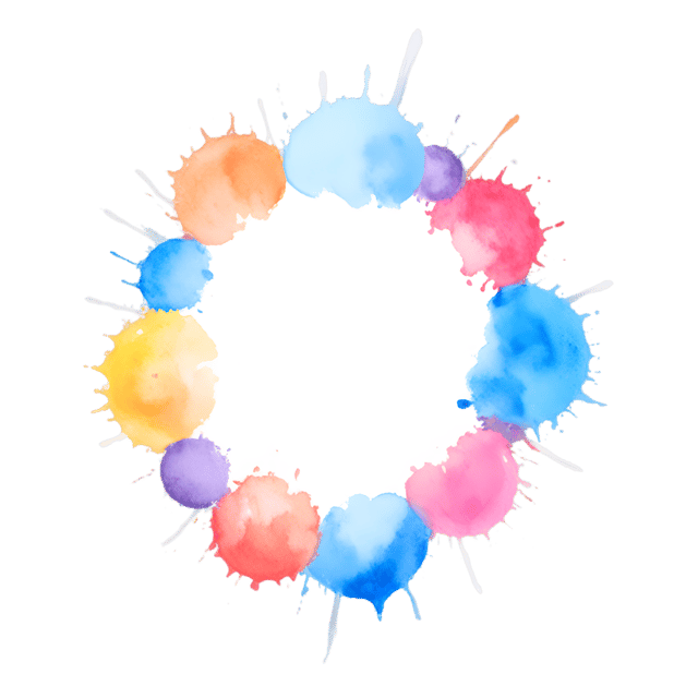 Free transparent PNG: Bold Clashing Color Bursts on Transparent PNG Background