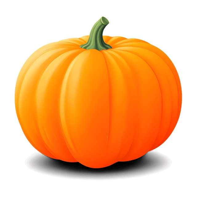 Free transparent PNG: Pumpkin on Wooden Table with Warm Glow - PNG Transparent Background