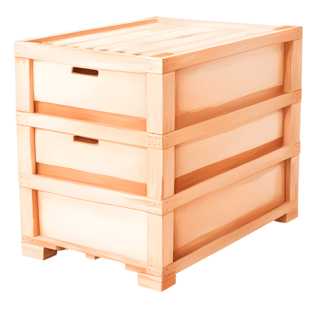Free transparent PNG: Transparent Crate with Boxes PNG for Visual Design and Clipart Uses